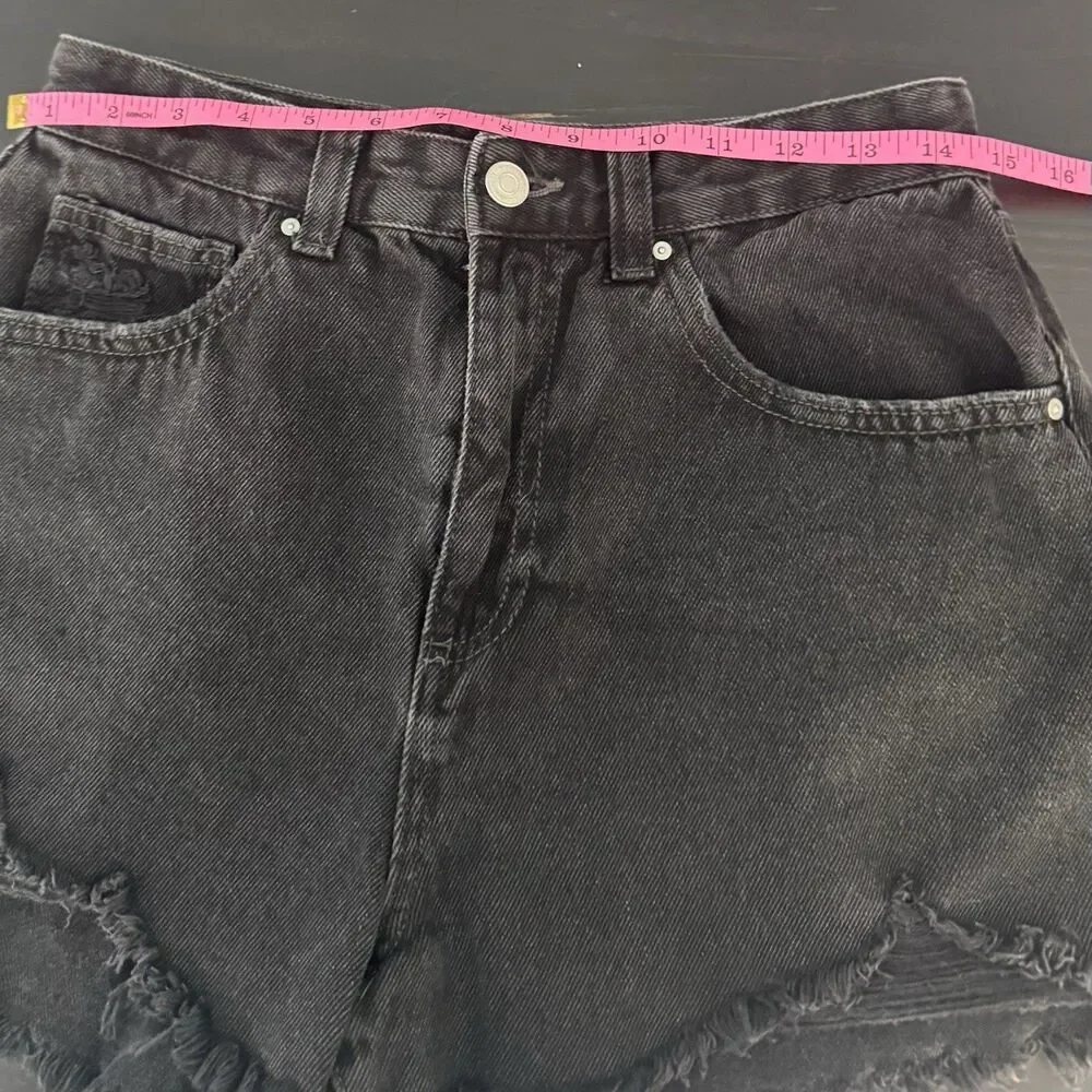 Cotton:On Black Denim High Rise Mom Shirts Size 6